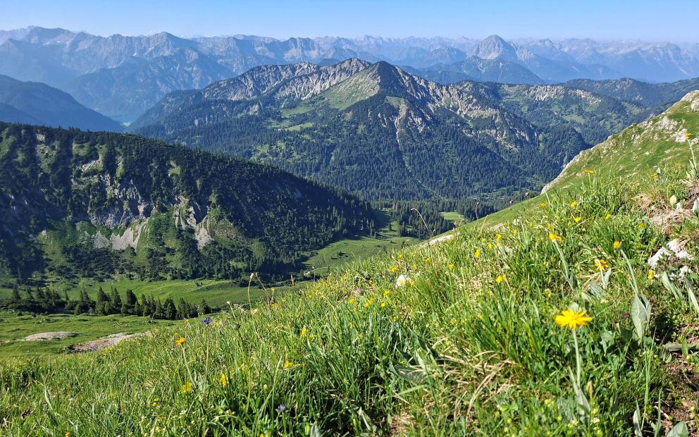 Sommer Bergtour, Wanderung